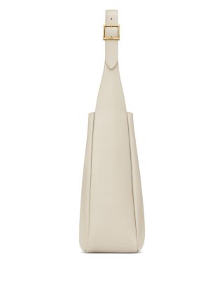 Le 5 &Agrave; 7 Supple Large Shoulder Hobo Bag in Smooth Leather