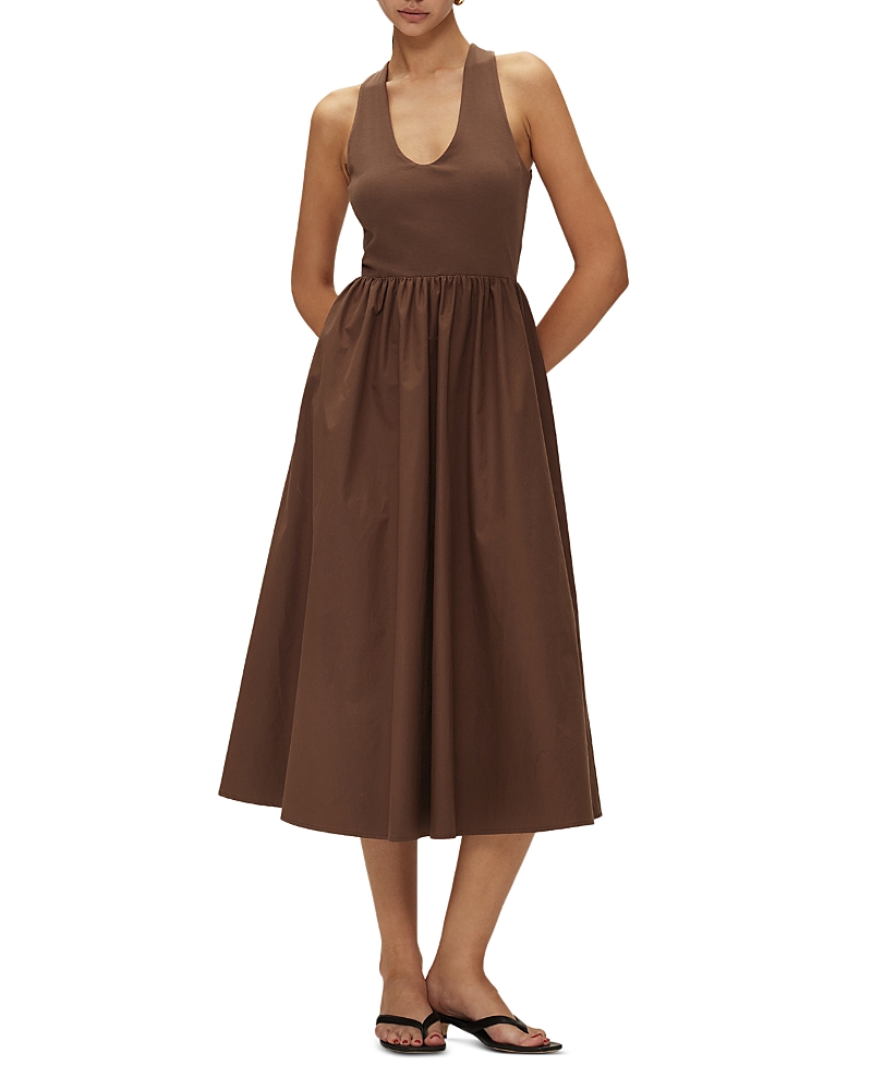Elodie Audrey Dress In Brown