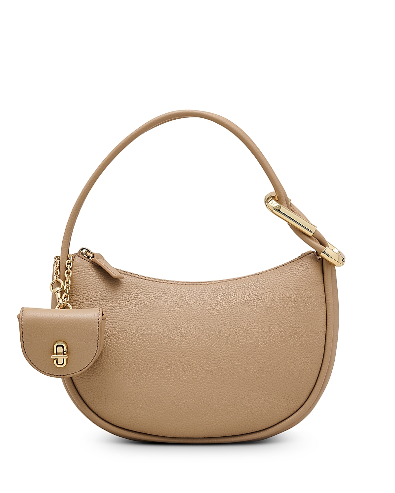 Marc Jacobs The Crescent Leather Shoulder Bag In Camel