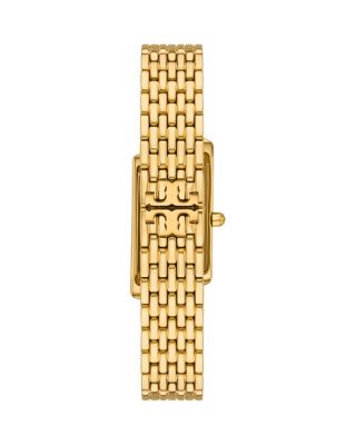 The Eleanor Angled Two-Hand Gold-Tone Stainless Steel Watch, 19mm x 37mm