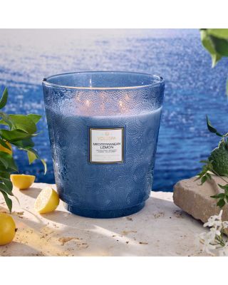 Mediterranean Lemon 5 Wick Hearth Candle, 123 oz.