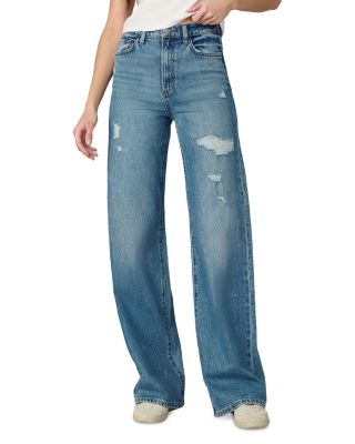 Joe's Jeans - The Mia High Rise Wide Leg Jeans in Showdown Destruct