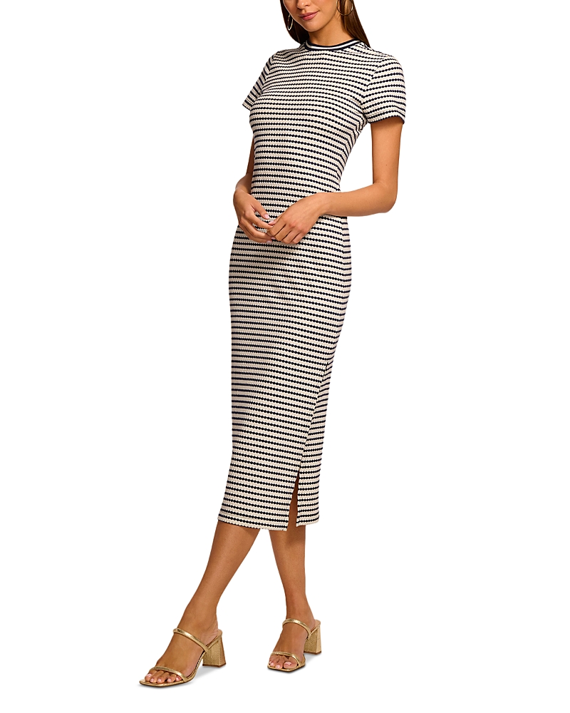 RAMY BROOK SKYE STRIPED KNIT DRESS