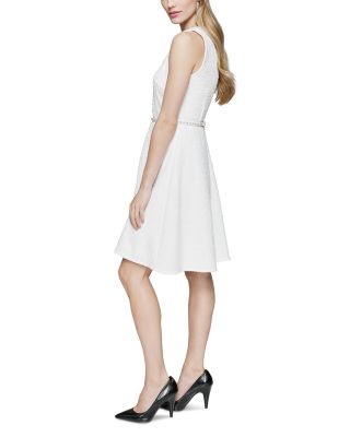 Embellished Tweed Dress