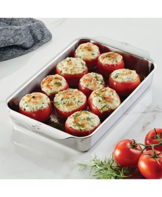 OvenBond&amp;reg; 9&amp;quot; x 13&amp;quot; Rectangular Tri-ply Clad Stainless Steel Baking Pan, Large