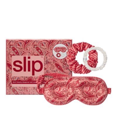 slip - Pure Silk Demi 3 Piece Beauty Sleepover Set
