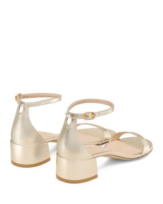 Women's Nudist Block Heel Sandals