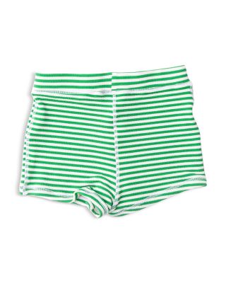 Girls' Ribbed Green Shorts - Little Kid, Big Kid