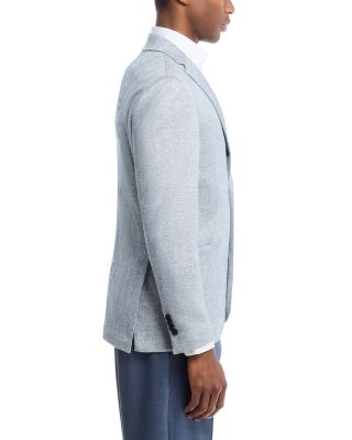 Linen, Silk, & Cotton Herringbone Jersey Soft Jacket