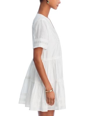 Lace Voile Short Sleeve Dress - Exclusive
