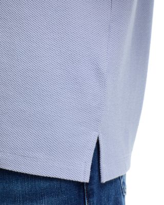 Jacquard Short Sleeve Open Collar Polo Shirt