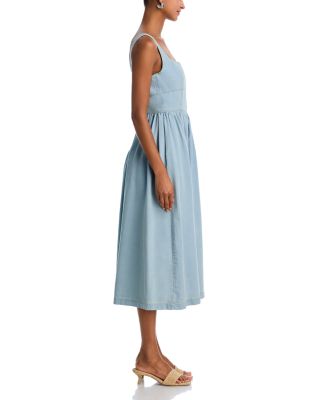 Denim Tank Midi Dress - Exclusive 