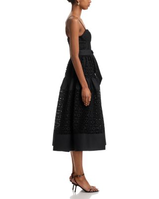Eyelet Midi Dress - Exclusive