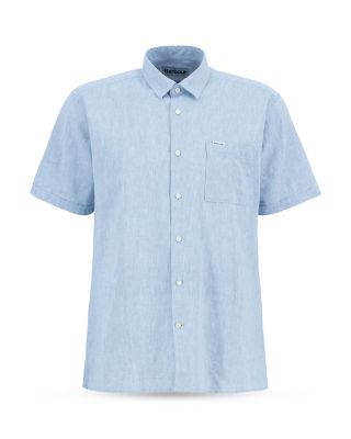 Nelson Tailored Fit Short Sleeve Button Down Shirt