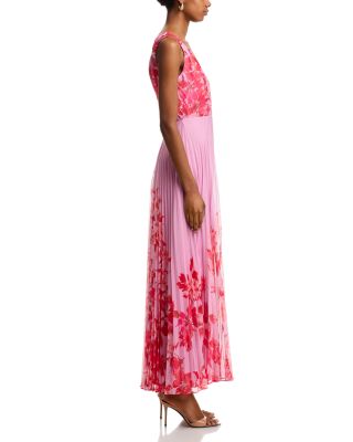 Pleated Floral Dress - Exclusive 