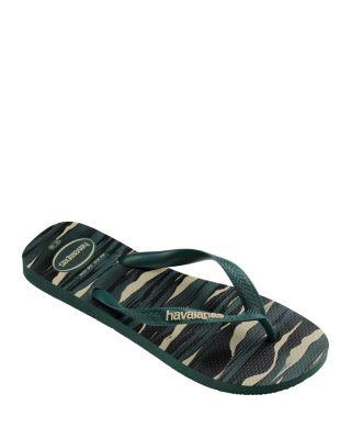Men's Top Camo Print Flip-Flops