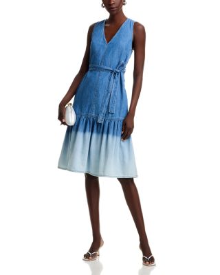 Georgie Sleeveless Denim Dress - Exclusive