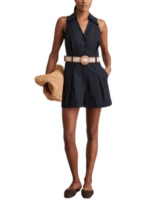 【海外限定】REISSプレイスーツ☆Anjie Belted Pure Linen Plays REISS Anjie Linen Playsuit | Bloomingdale's