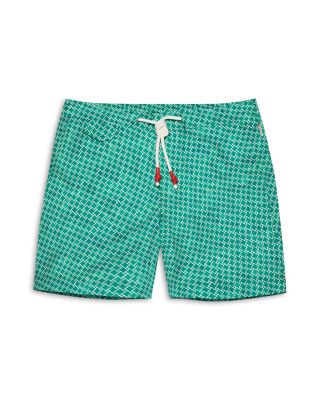 Standard High Low Geo Swim Trunks