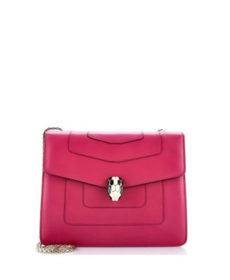 Pre-Owned Bvlgari - Medium Serpenti Forever Square Shoulder Bag Leather