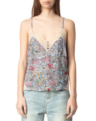 Zadig & Voltaire Cyoko Soft British Flowers Top | Bloomingdale's Women