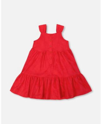  Girls' Multi-Tiered Eyelet Dress - Little Kid