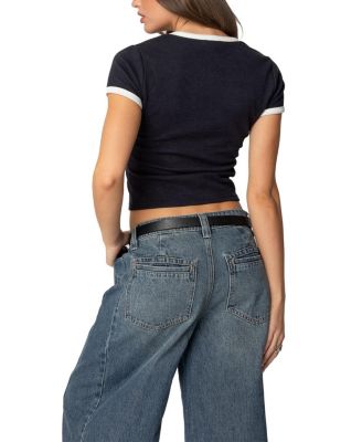 Gillian Henley Waffle Top