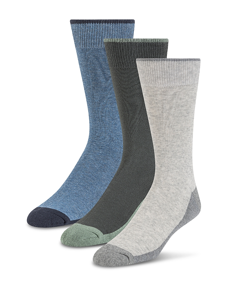 Ted Baker Terry Crew Socks, Pack Of 3 In Black