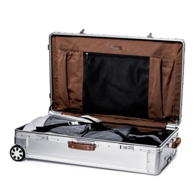 2 Wheel Aluminum XL Checked Suitcase, 80L