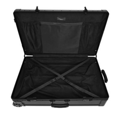 2 Wheel Aluminum XL Checked Suitcase, 80L