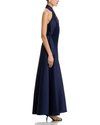 Halter Mikado Gown - Exclusive 