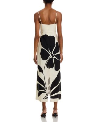 Paloma Linen Exploded Flower Dress