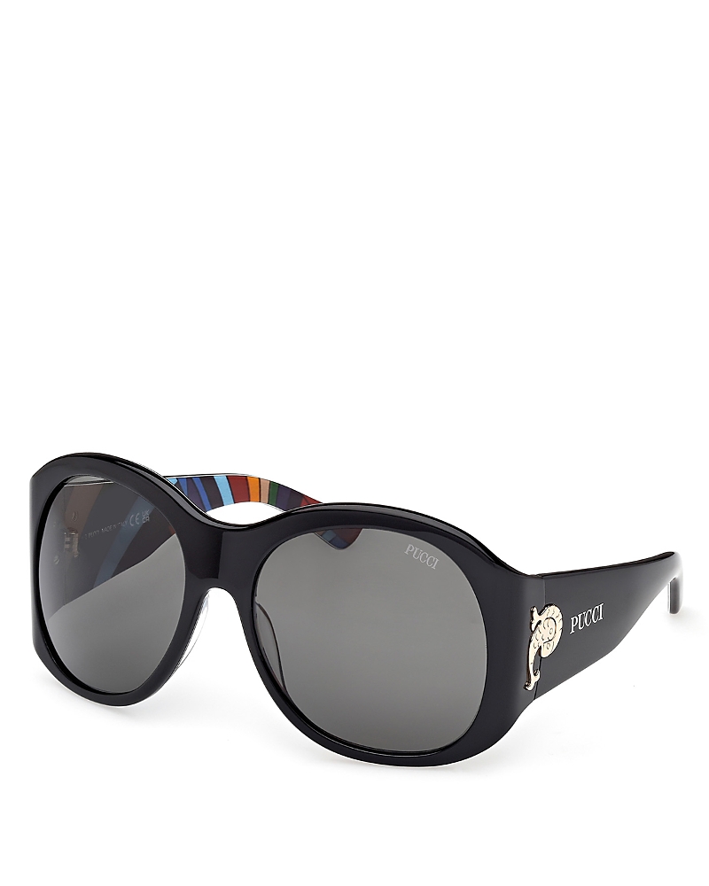 Pucci Geometric Sunglasses, 59mm