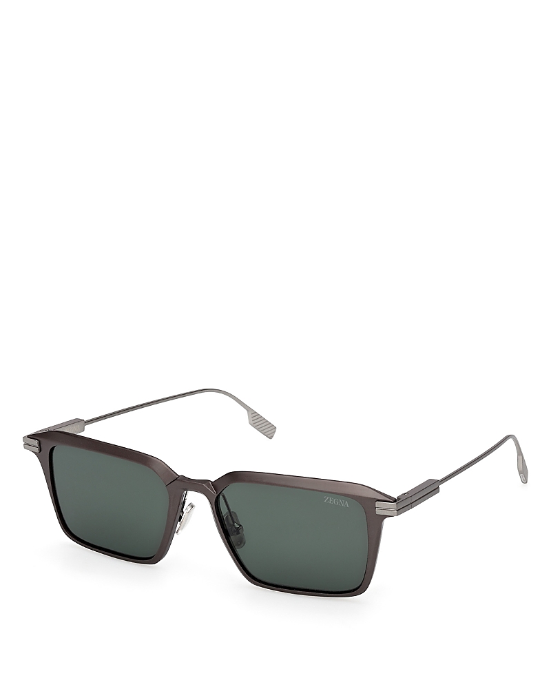 Zegna Square Sunglasses, 55mm · OS