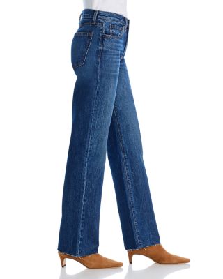 Mid Rise Straight Leg Jeans in Paris