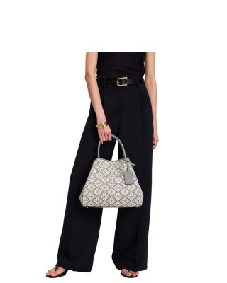 Spade Flower Jacquard Tote