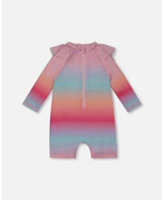 Girls' Long Sleeve One-Piece Rashguard - Baby