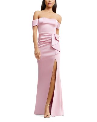 Gabrielle Off-the-Shoulder Gown