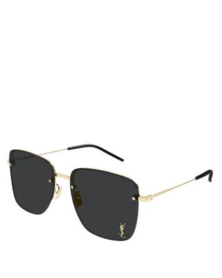 SAINT LAURENT - Rimless Squared Sunglasses, 58mm