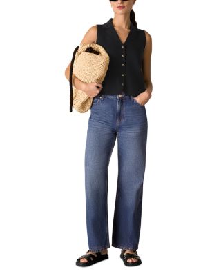 Maisie Button Front Tank Top