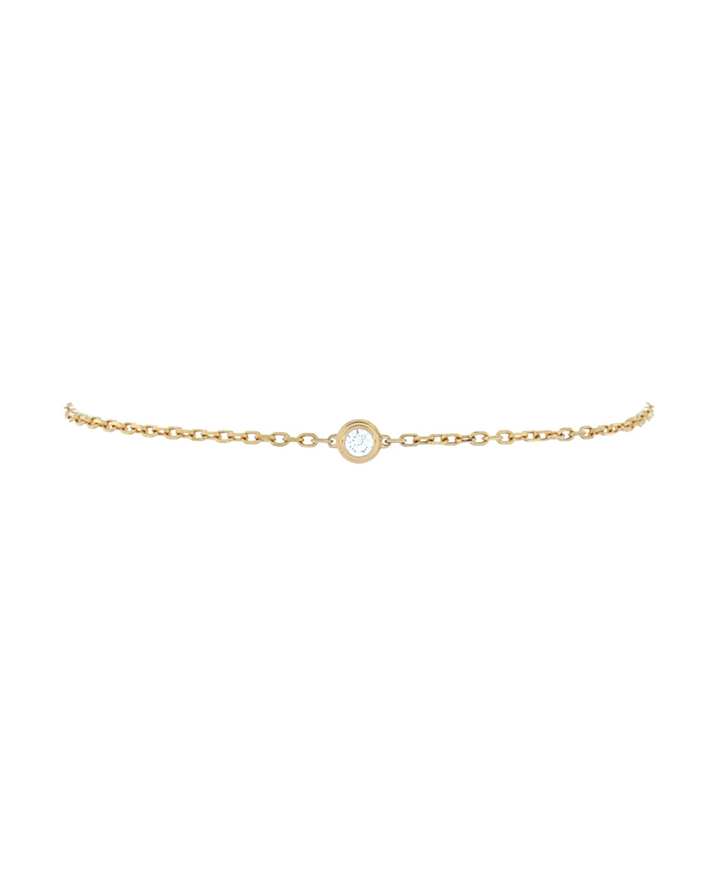 Pre-owned Pre-owned Cartier Cartier Small D'amour Bracelet 18k Gold And Diamond