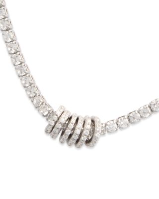 Gaia Tennis Necklace, 14"-16" 