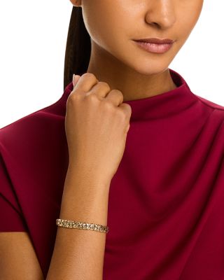 Snake Textured Statement Bracelet