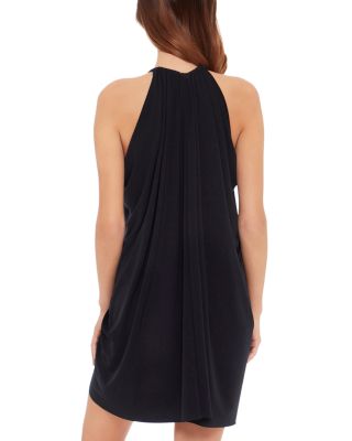 Draped Dress Swim Cover-Up