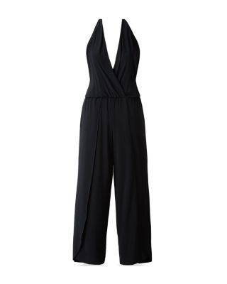Halter Jumpsuit Swim Cover-Up  