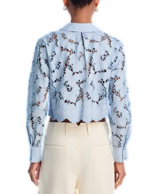 Seychelle Lace Button Front Shirt