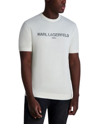 KARL LAGERFELD PARIS - Slim Fit Short Sleeve Logo Tee