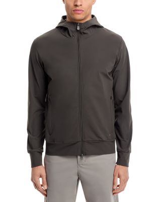 Hooded Zip Front Jacket