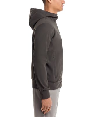 Hooded Zip Front Jacket