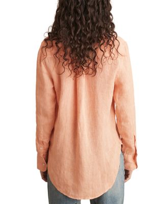 Linen Button Front Shirt